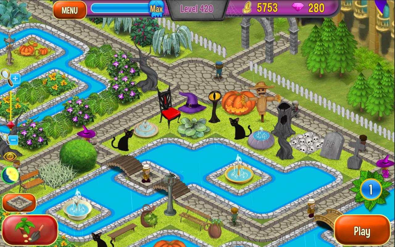 Android application Queen's Garden 3: Halloween (Full) screenshort