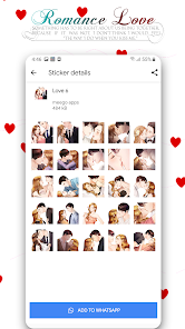 Captura de Pantalla 5 Couple Love Romance Sticker Pa android