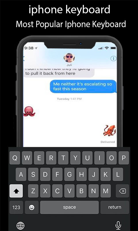 iphone keyboard : iOS Emojisのおすすめ画像2