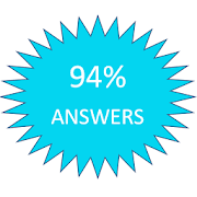 Answers for 94% 1.23 Icon