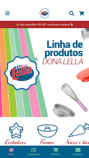 Android application Dona Lella screenshort
