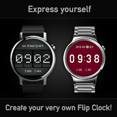 Flip Clock Watch Face for Wearのおすすめ画像3