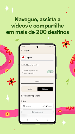 Airalo: eSIM Viagem e Internet Captura de Tela do Aplicativo Android 2