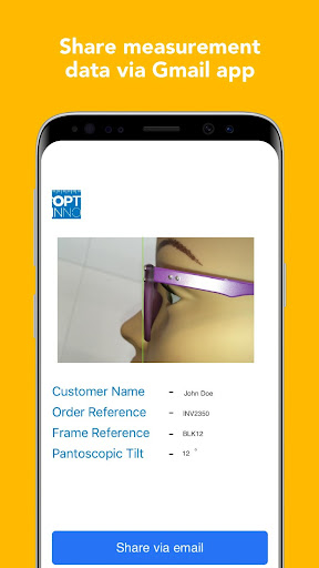 Pantoscopic Tilt Measure Screen 3