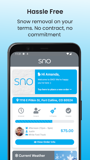 SNO: Snow Removal OnDemand Screen 2