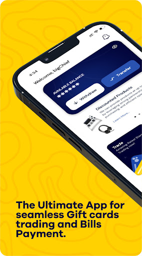 Android application Verawise: Sell Gift Cards screenshort