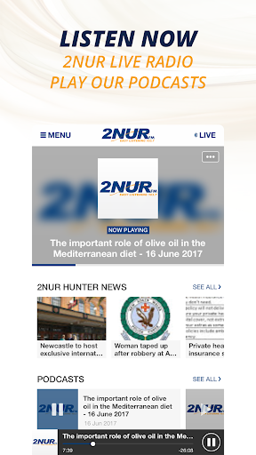 Android application 2NURFM screenshort