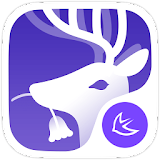 Forest Deer Fantasy theme&HD Wallpaper icon