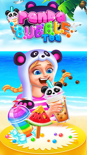 Android application Rainbow Bubble Milk Tea Maker screenshort