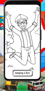Blippi Coloring Pages App