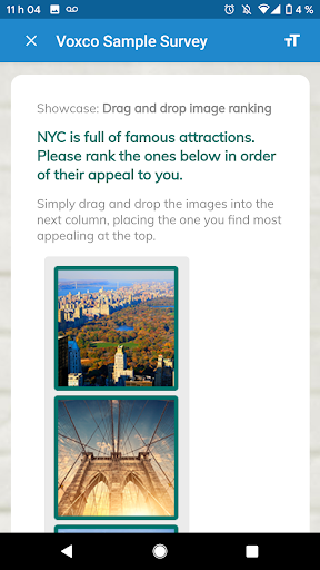 Voxco Mobile Offline V3 Screen 2