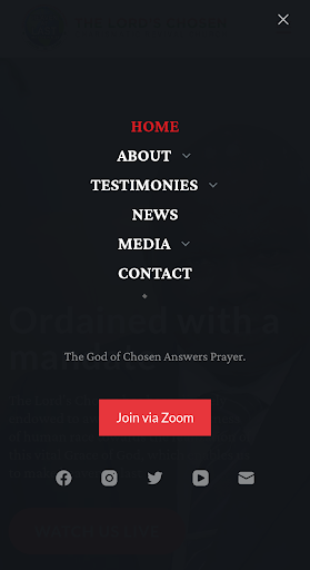 The Lords Chosen Ministry Screen 2