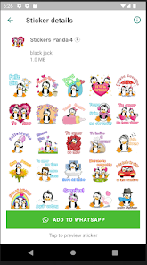 Captura 10 Stickers de Pinguinos android