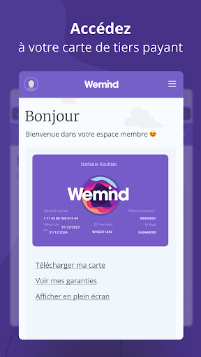 Android application Wemind screenshort