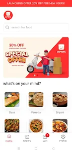 Saptiya Food Delivery App