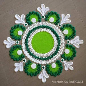 Simple Rangoli Designs