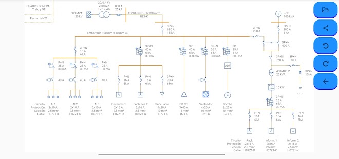 Unifilar - Esquemas eléctricos Screenshot