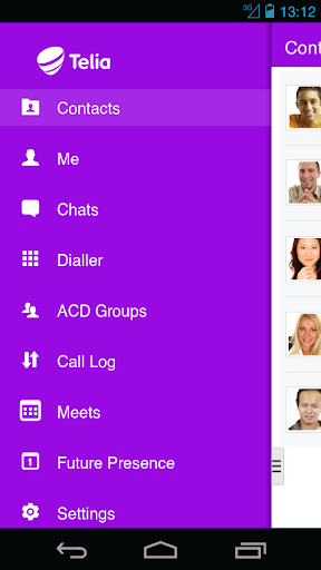 Android application Telia Touchpoint screenshort