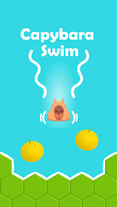水豚游泳