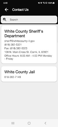 White County Sheriff IL Screen 2
