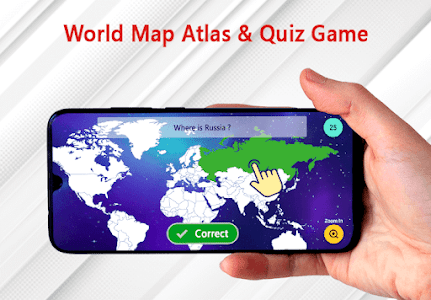World Map Atlas & Quiz Game Unknown