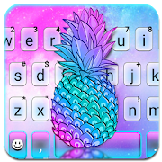 Pineapple Galaxy Keyboard Theme