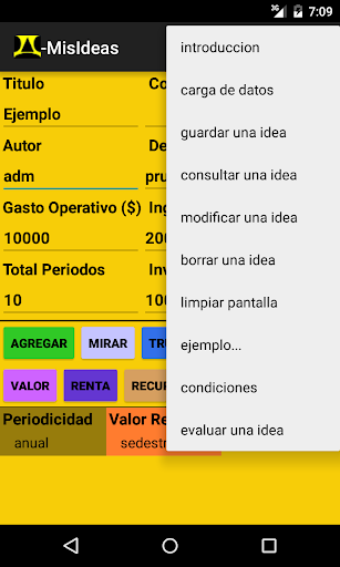 Android application M(i)dea screenshort