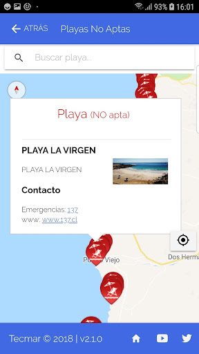 Playas Chile Screen 3
