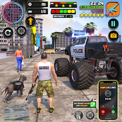 Police Monster Truck Games 3D MOD