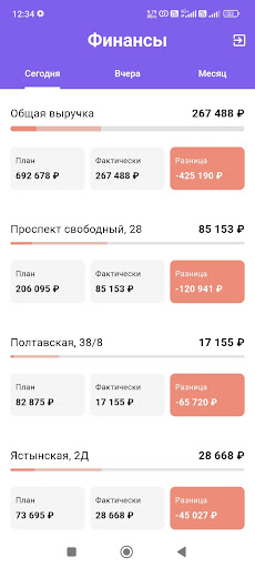 Android application Deliverest Manager screenshort