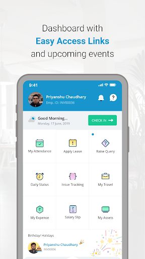 Inventia HRM System Screen 2