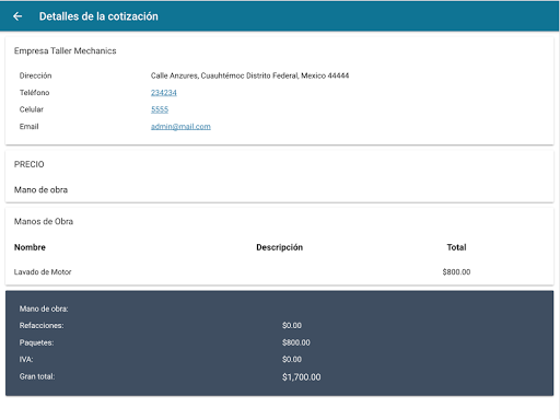 Mecanica MX - Clientes