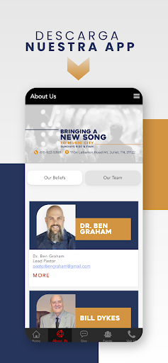 Android application Music City Baptist Church screenshort