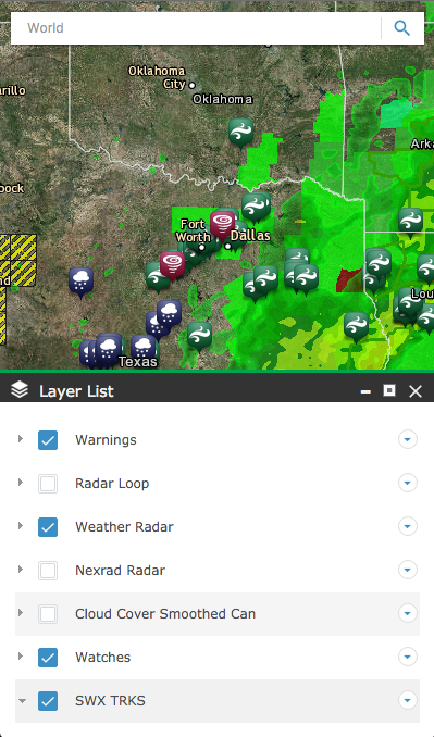 Android application Tornado Tracker Radar Pro screenshort