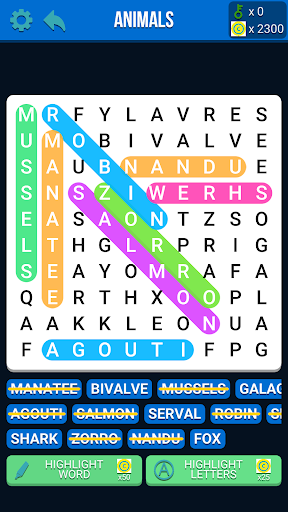 Searwoy - Word Search Screen 3