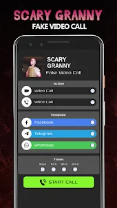Scary Granny Prank Video Call