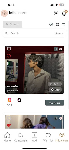 App screenshot