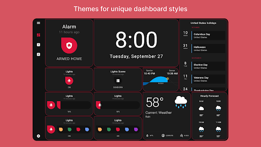 HomeHabit - Smart Home Panel Screen 3