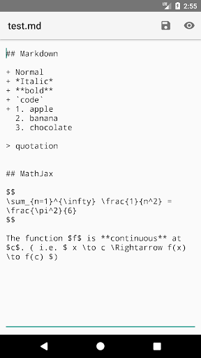 Markdown + MathJax Note Screen 3