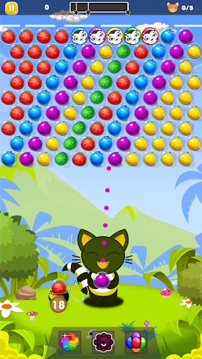 Bubble Shooter - Cat Rescue Screen 3
