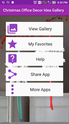 Android application Christmas Office Decor Idea screenshort