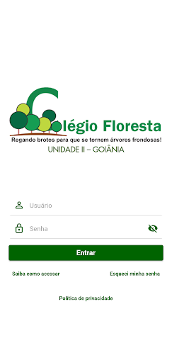 Android application COLÉGIO FLORESTA - UNIDADE II screenshort