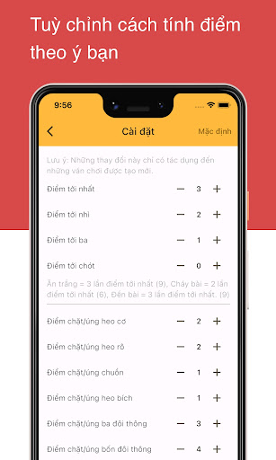 Ghi điểm bài tiến lên Screen 3