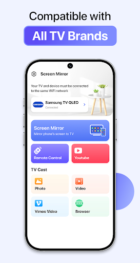 Screenshot of Cast to TV & Screen Mirroring