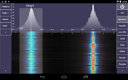 SDR Touch - Live radio via USB - Screenshot Image