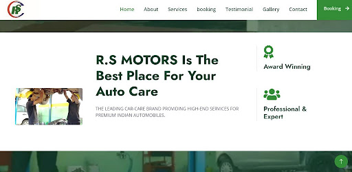 Android application R S Motors screenshort