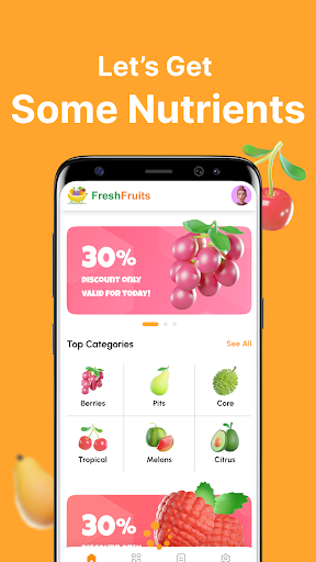 Fresh Fruits - Online Shopping Screen 2