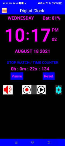 Android application Multi-Functional Clock - Pro screenshort