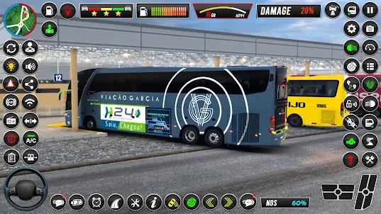미국 사람 버스 모의 실험 장치 버스 게임