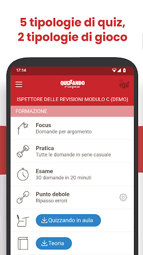 Quiz Ispettore Revisioni Screen 2